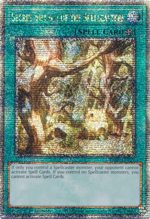 Secret Village of the Spellcasters (Quarter Century Secret Rare) [RA03-EN209] Quarter Century Secret Rare | Gear Gaming Bentonville