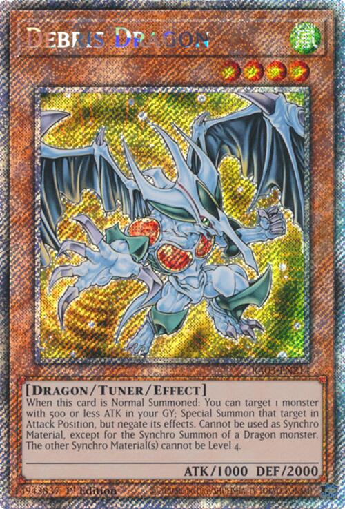 Debris Dragon (Platinum Secret Rare) [RA03-EN214] Platinum Secret Rare | Gear Gaming Bentonville