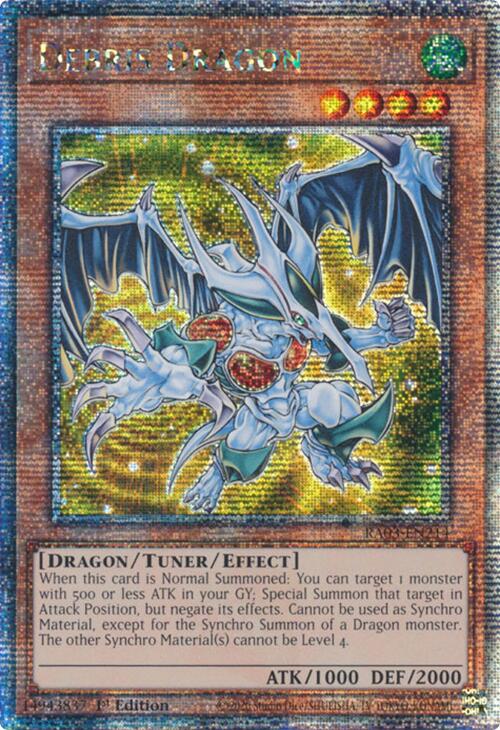 Debris Dragon (Quarter Century Secret Rare) [RA03-EN214] Quarter Century Secret Rare | Gear Gaming Bentonville