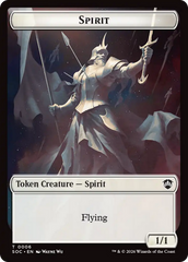 Spirit (0006) // Illusion Double-Sided Token [Secrets of Strixhaven Commander Tokens] | Gear Gaming Bentonville
