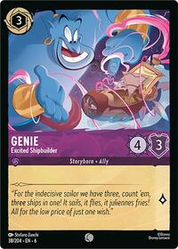 Genie - Excited Shipbuilder (38/204) [Azurite Sea] | Gear Gaming Bentonville