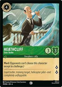 Heathcliff - Stoic Butler (78/204) [Azurite Sea] | Gear Gaming Bentonville