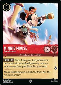 Minnie Mouse - Pirate Lookout (120/204) [Azurite Sea] | Gear Gaming Bentonville