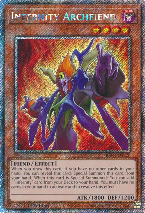 Infernity Archfiend (Platinum Secret Rare) [RA03-EN220] Platinum Secret Rare | Gear Gaming Bentonville