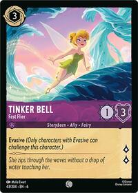 Tinker Bell - Fast Flier (43/204) [Azurite Sea] | Gear Gaming Bentonville