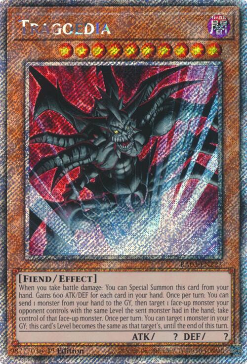 Tragoedia (Platinum Secret Rare) [RA03-EN223] Platinum Secret Rare | Gear Gaming Bentonville