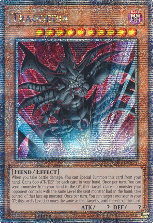 Tragoedia (Quarter Century Secret Rare) [RA03-EN223] Quarter Century Secret Rare | Gear Gaming Bentonville