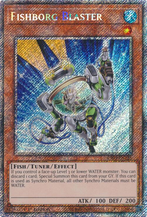 Fishborg Blaster (Platinum Secret Rare) [RA03-EN225] Platinum Secret Rare | Gear Gaming Bentonville