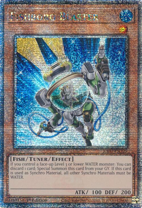 Fishborg Blaster (Quarter Century Secret Rare) [RA03-EN225] Quarter Century Secret Rare | Gear Gaming Bentonville