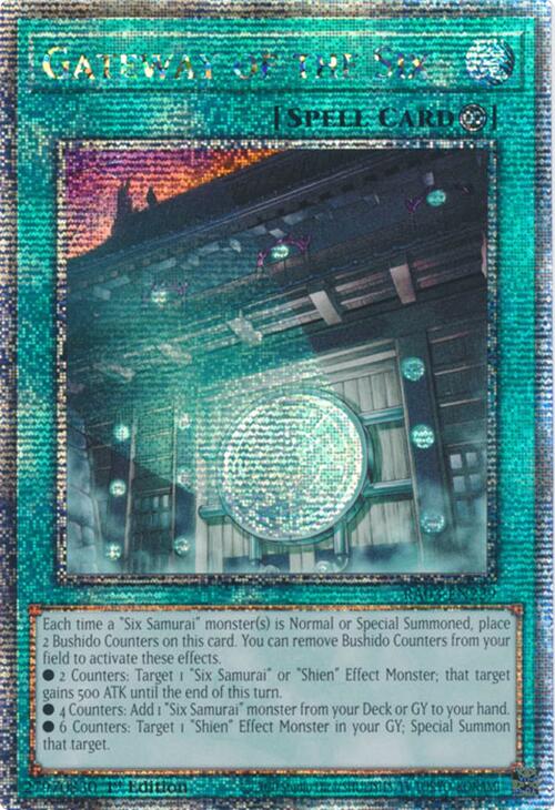 Gateway of the Six (Quarter Century Secret Rare) [RA03-EN229] Quarter Century Secret Rare | Gear Gaming Bentonville