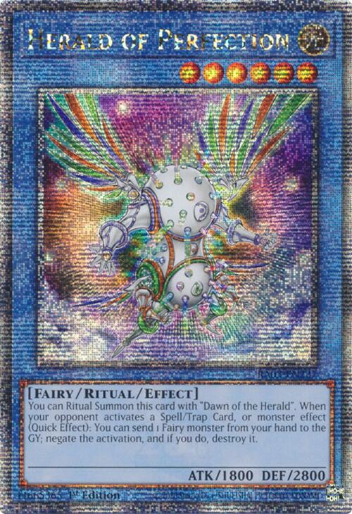 Herald of Perfection (Quarter Century Secret Rare) [RA03-EN237] Quarter Century Secret Rare | Gear Gaming Bentonville