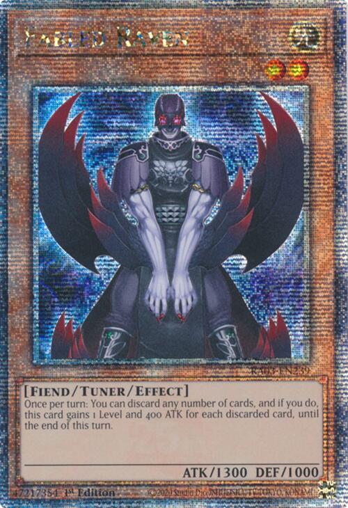 Fabled Raven (Quarter Century Secret Rare) [RA03-EN239] Quarter Century Secret Rare | Gear Gaming Bentonville