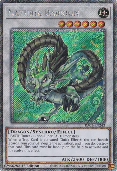 Naturia Barkion (Platinum Secret Rare) [RA03-EN243] Platinum Secret Rare | Gear Gaming Bentonville