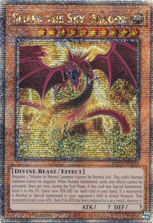 Slifer the Sky Dragon (Quarter Century Secret Rare) [RA03-EN244] Quarter Century Secret Rare | Gear Gaming Bentonville