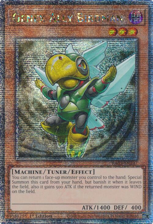 Genex Ally Birdman (Quarter Century Secret Rare) [RA03-EN247] Quarter Century Secret Rare | Gear Gaming Bentonville