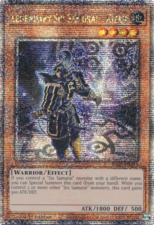 Legendary Six Samurai - Kizan (Quarter Century Secret Rare) [RA03-EN249] Quarter Century Secret Rare | Gear Gaming Bentonville