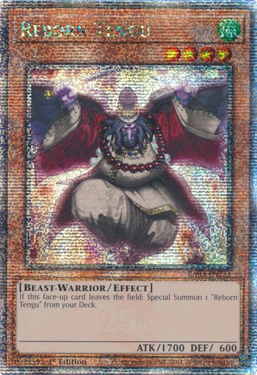 Reborn Tengu (Quarter Century Secret Rare) [RA03-EN251] Quarter Century Secret Rare | Gear Gaming Bentonville