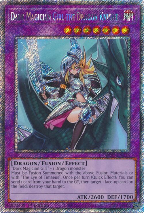 Dark Magician Girl the Dragon Knight (Platinum Secret Rare) [RA03-EN258] Platinum Secret Rare | Gear Gaming Bentonville