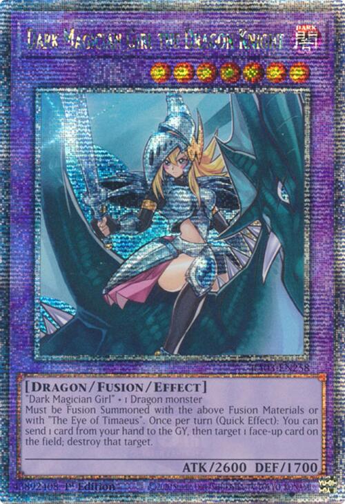 Dark Magician Girl the Dragon Knight (Quarter Century Secret Rare) [RA03-EN258] Quarter Century Secret Rare | Gear Gaming Bentonville