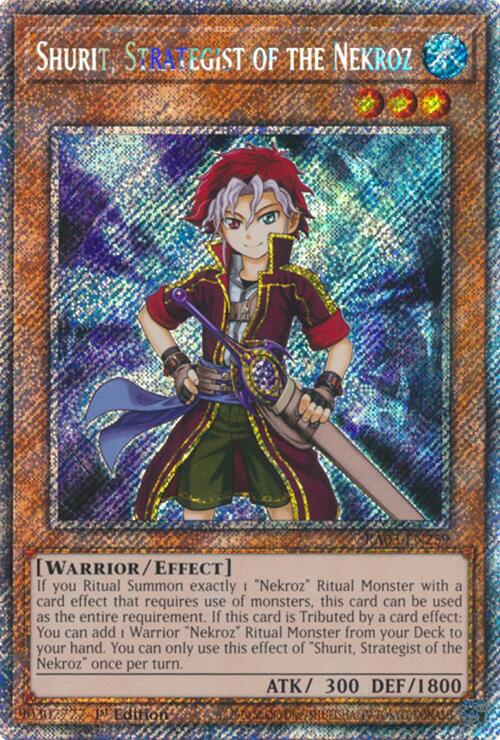 Shurit, Strategist of the Nekroz (Platinum Secret Rare) [RA03-EN259] Platinum Secret Rare | Gear Gaming Bentonville