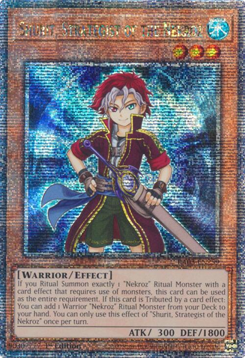 Shurit, Strategist of the Nekroz (Quarter Century Secret Rare) [RA03-EN259] Quarter Century Secret Rare | Gear Gaming Bentonville