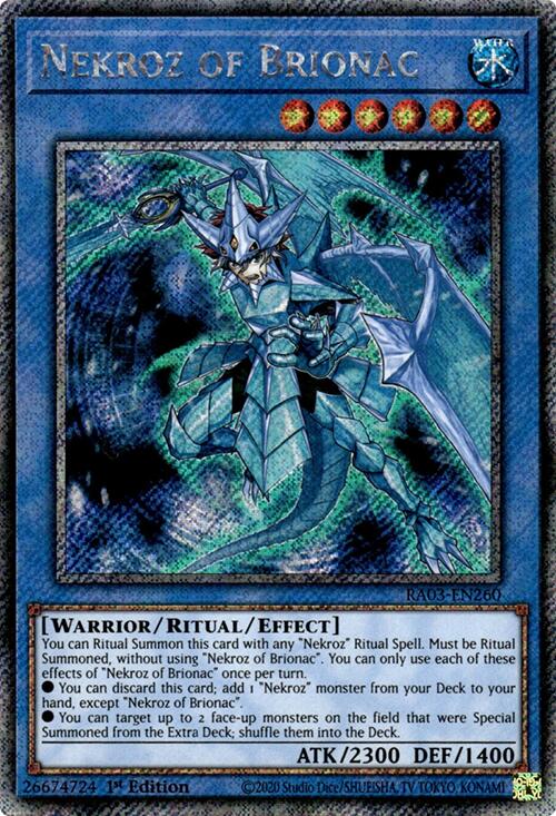 Nekroz of Brionac (Platinum Secret Rare) [RA03-EN260] Platinum Secret Rare | Gear Gaming Bentonville