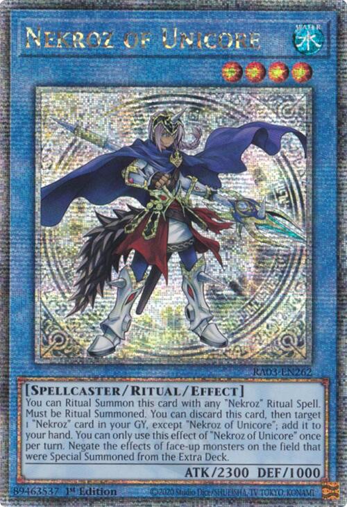 Nekroz of Unicore (Quarter Century Secret Rare) [RA03-EN262] Quarter Century Secret Rare | Gear Gaming Bentonville