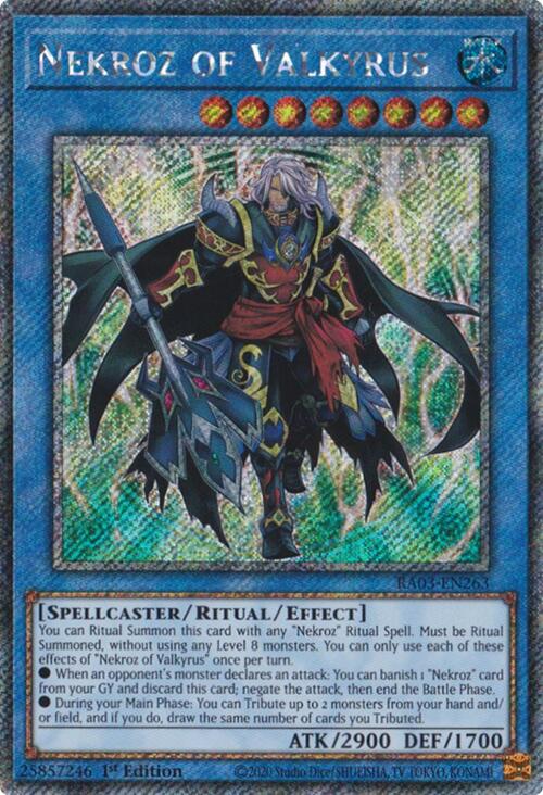Nekroz of Valkyrus (Platinum Secret Rare) [RA03-EN263] Platinum Secret Rare | Gear Gaming Bentonville