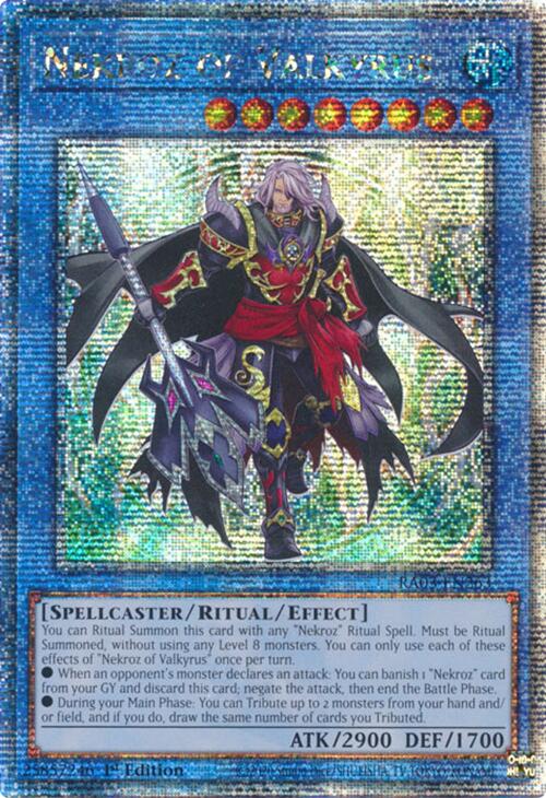 Nekroz of Valkyrus (Quarter Century Secret Rare) [RA03-EN263] Quarter Century Secret Rare | Gear Gaming Bentonville