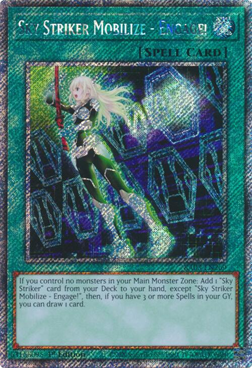 Sky Striker Mobilize - Engage! (Platinum Secret Rare) [RA03-EN269] Platinum Secret Rare | Gear Gaming Bentonville