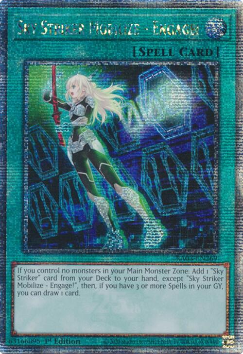 Sky Striker Mobilize - Engage! (Quarter Century Secret Rare) [RA03-EN269] Quarter Century Secret Rare | Gear Gaming Bentonville
