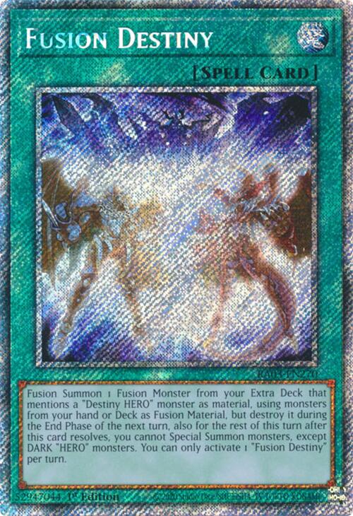 Fusion Destiny (Platinum Secret Rare) [RA03-EN270] Platinum Secret Rare | Gear Gaming Bentonville