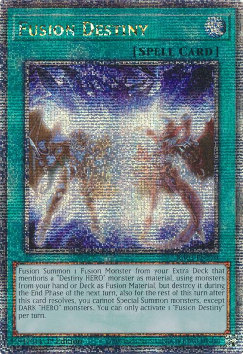 Fusion Destiny (Quarter Century Secret Rare) [RA03-EN270] Quarter Century Secret Rare | Gear Gaming Bentonville