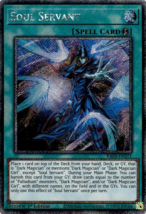 Soul Servant (Platinum Secret Rare) [RA03-EN271] Platinum Secret Rare | Gear Gaming Bentonville