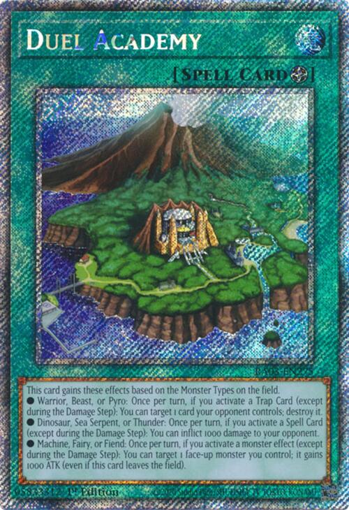 Duel Academy (card) (Platinum Secret Rare) [RA03-EN275] Platinum Secret Rare | Gear Gaming Bentonville