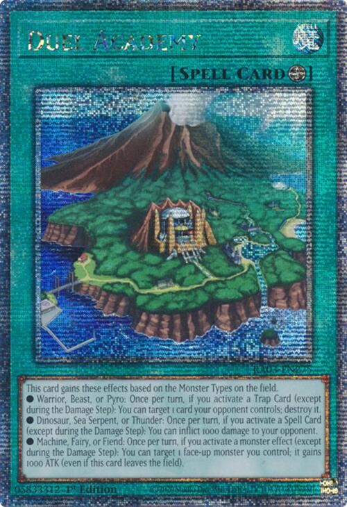 Duel Academy (card) (Quarter Century Secret Rare) [RA03-EN275] Quarter Century Secret Rare | Gear Gaming Bentonville