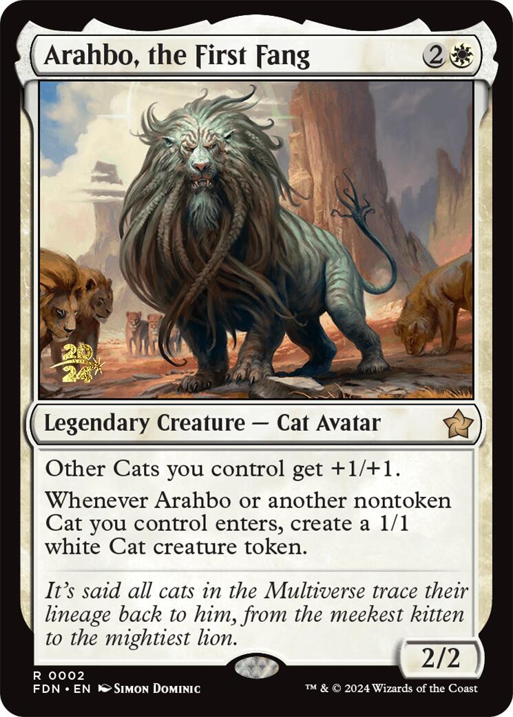 Arahbo, the First Fang [Foundations Prerelease Promos] | Gear Gaming Bentonville