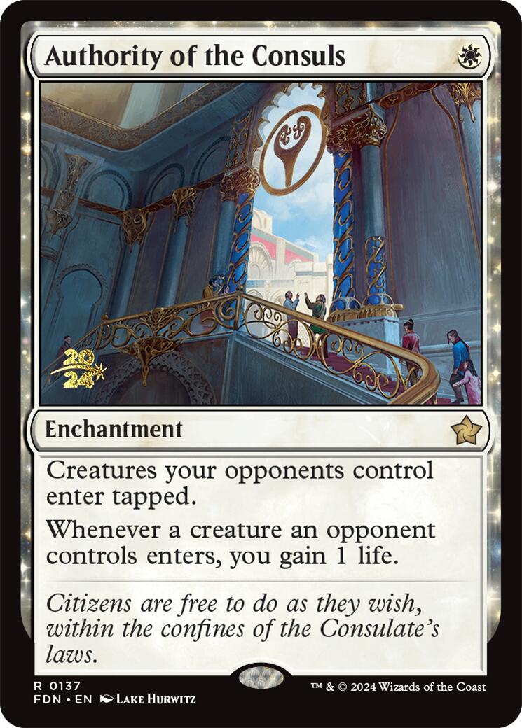 Authority of the Consuls [Foundations Prerelease Promos] | Gear Gaming Bentonville