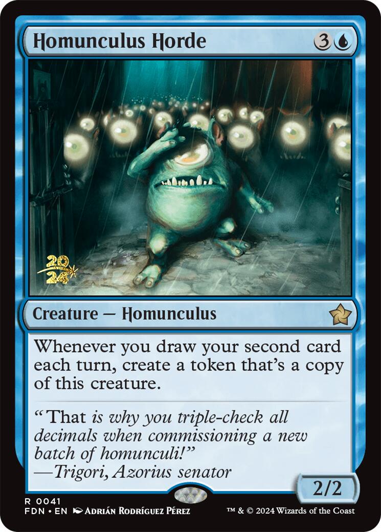 Homunculus Horde [Foundations Prerelease Promos] | Gear Gaming Bentonville