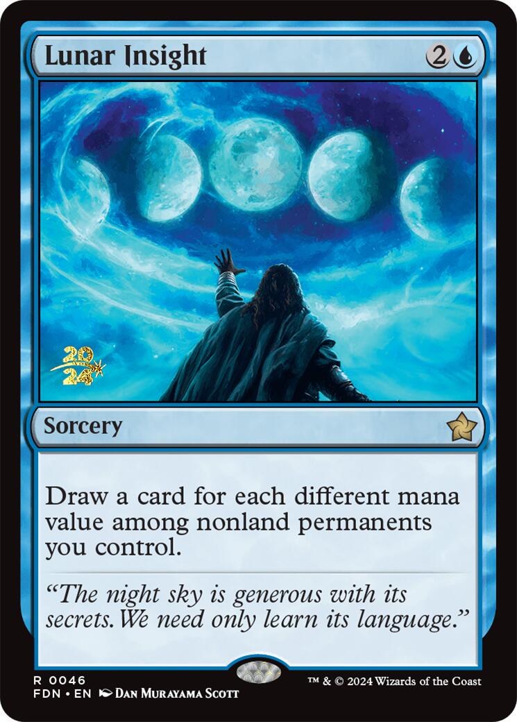 Lunar Insight [Foundations Prerelease Promos] | Gear Gaming Bentonville