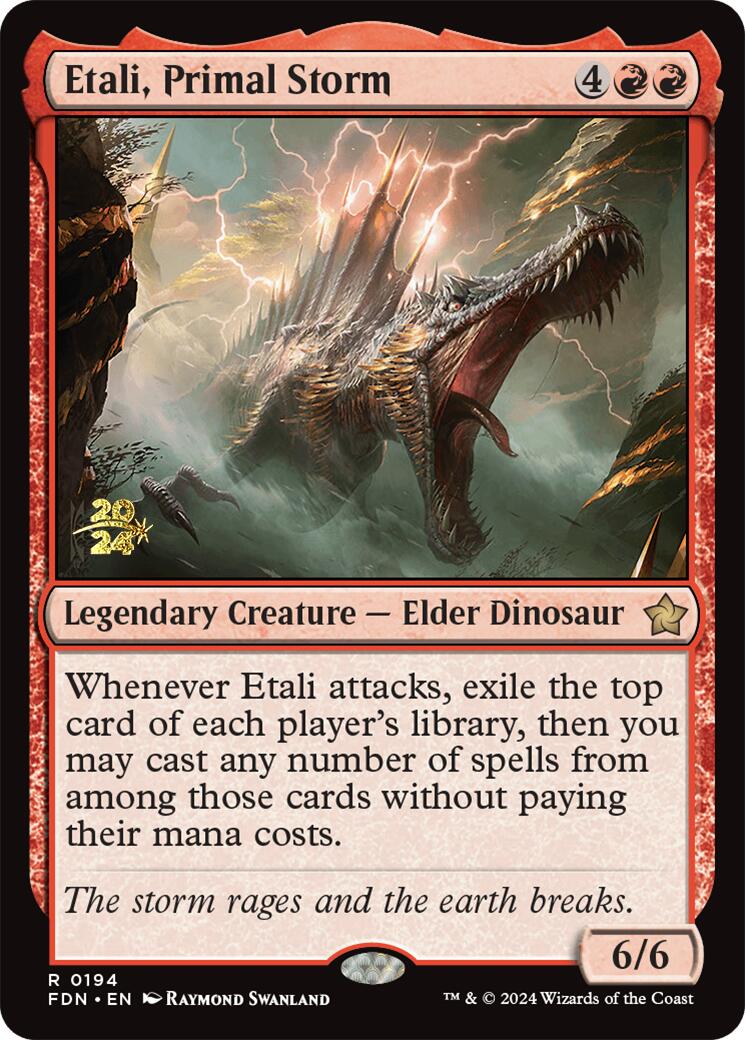 Etali, Primal Storm [Foundations Prerelease Promos] | Gear Gaming Bentonville