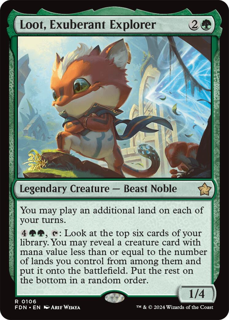 Loot, Exuberant Explorer [Foundations Prerelease Promos] | Gear Gaming Bentonville