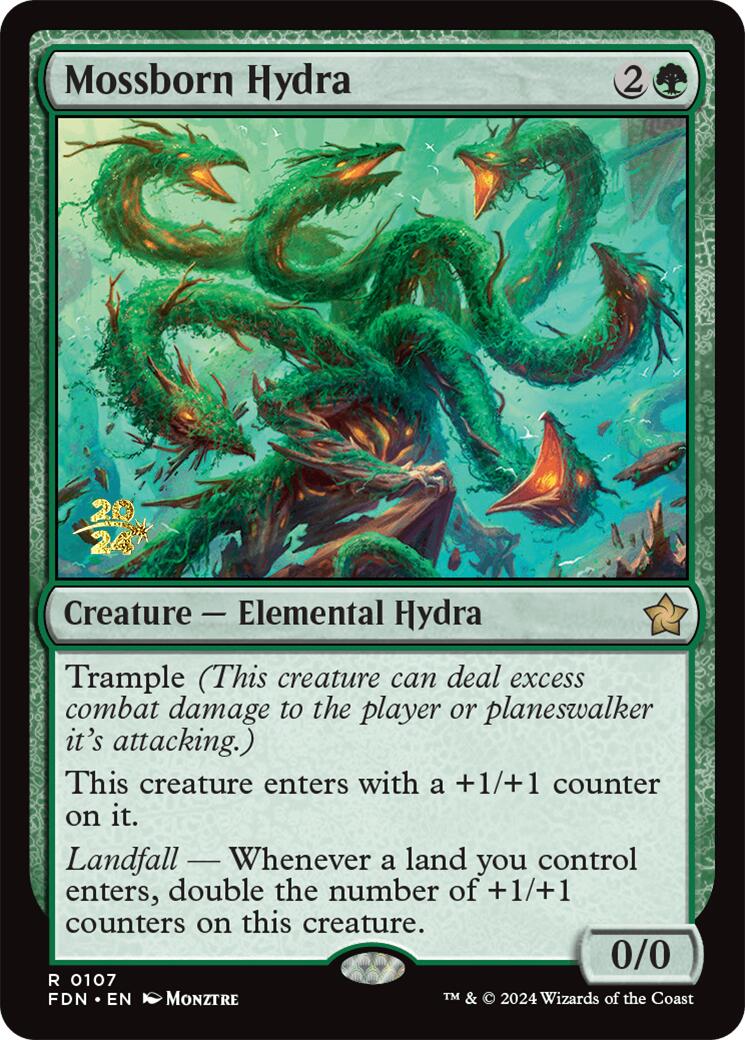 Mossborn Hydra [Foundations Prerelease Promos] | Gear Gaming Bentonville