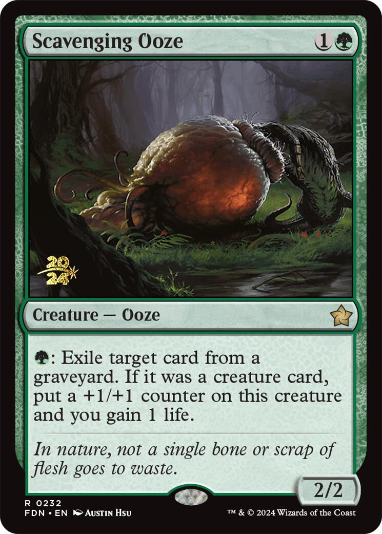 Scavenging Ooze [Foundations Prerelease Promos] | Gear Gaming Bentonville