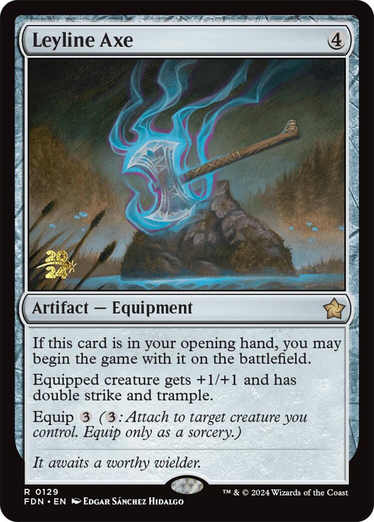 Leyline Axe [Foundations Prerelease Promos] | Gear Gaming Bentonville