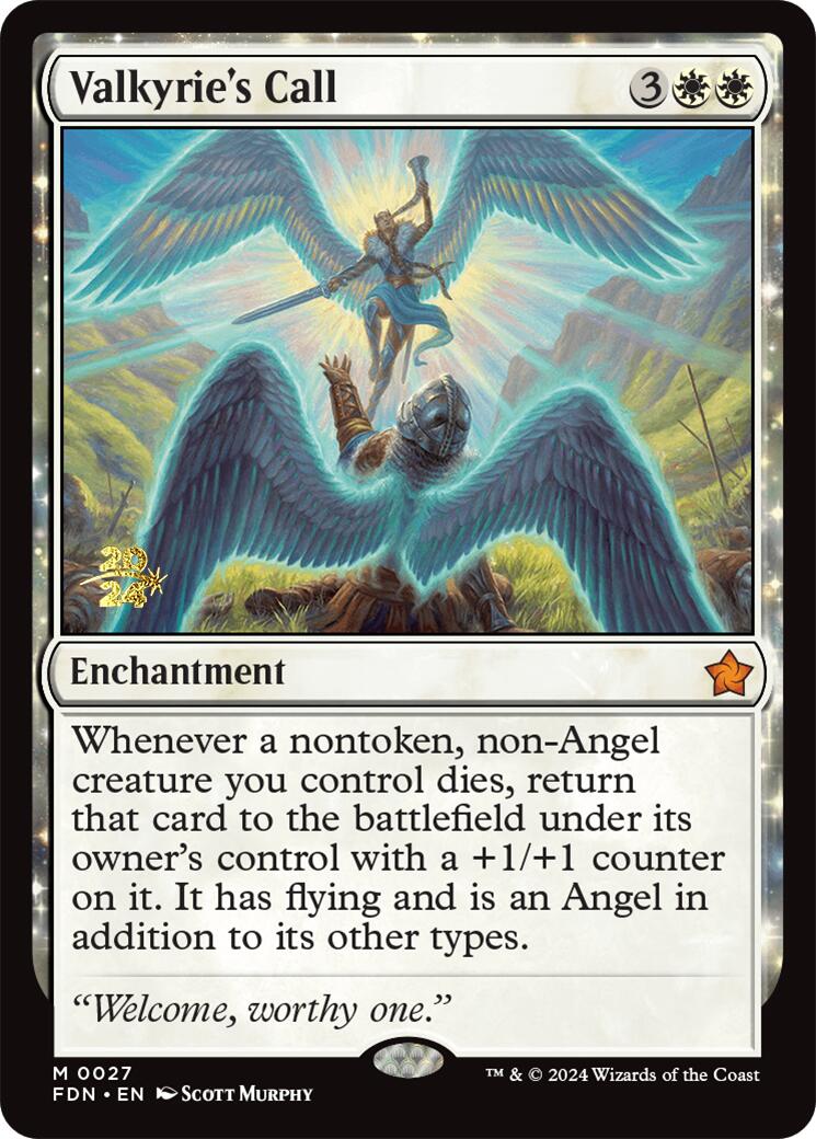 Valkyrie's Call [Foundations Prerelease Promos] | Gear Gaming Bentonville