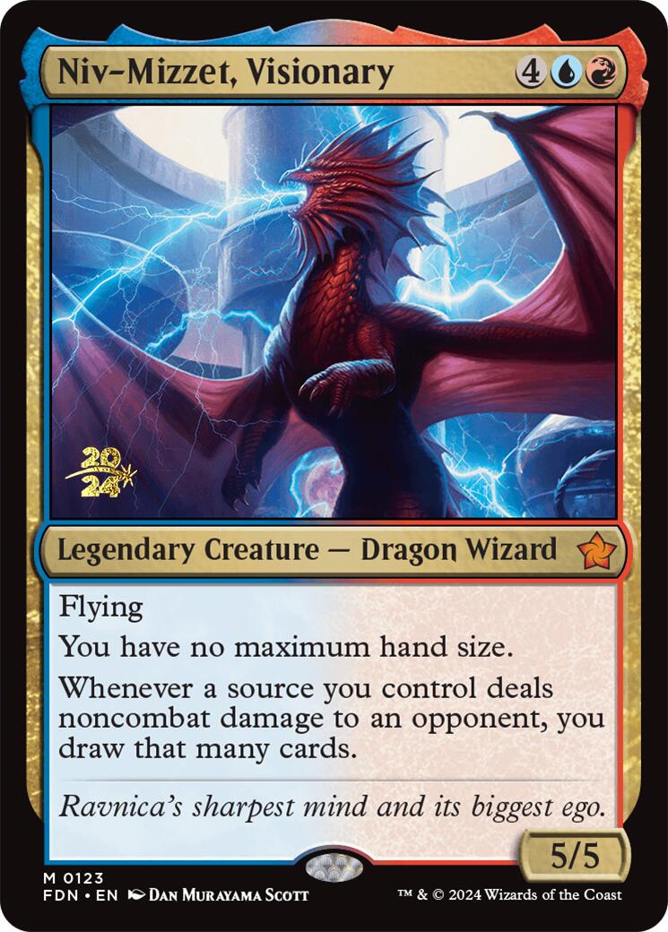 Niv-Mizzet, Visionary [Foundations Prerelease Promos] | Gear Gaming Bentonville