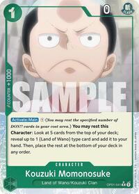 Kouzuki Momonosuke (Full Art) [Premium Booster -The Best-] | Gear Gaming Bentonville