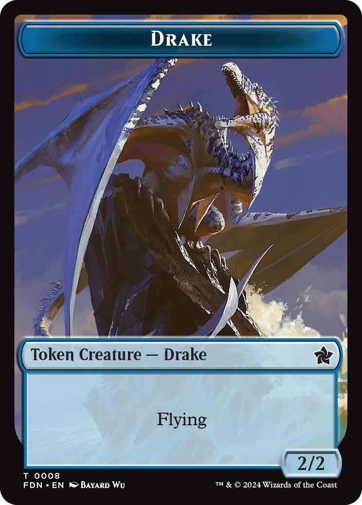 Drake // Goblin Doubled-Sided Token [Foundations Tokens] | Gear Gaming Bentonville