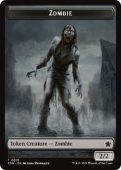 Goblin // Zombie Doubled-Sided Token [Foundations Tokens] | Gear Gaming Bentonville